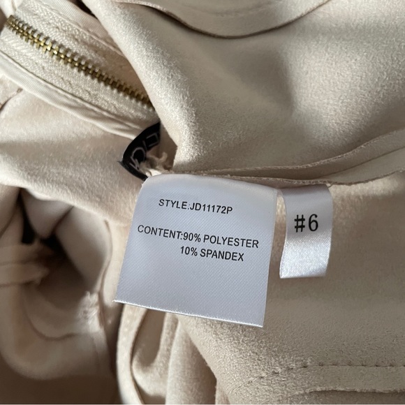 Proportion petite, Conrad C cream microfibre suede blazer sz4 - Picture 7 of 9